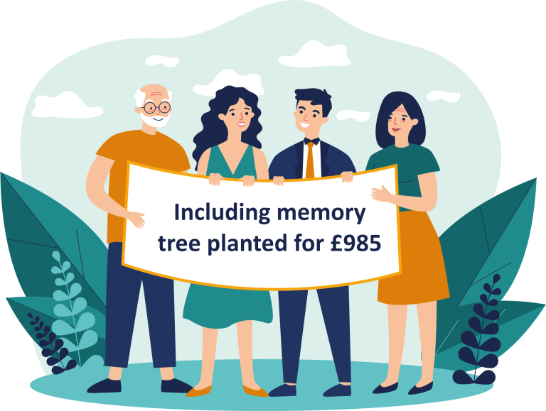 Including memory tree planted for £985